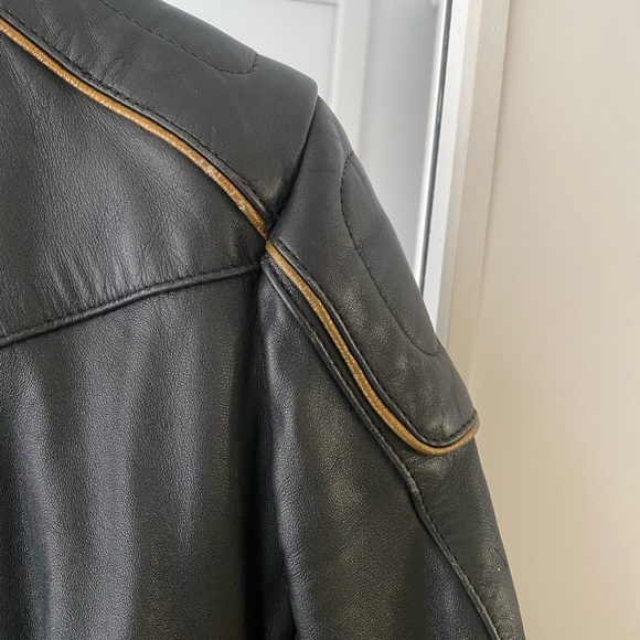 Vintage leather jacket - Picture 3 of 6
